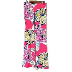 Lilly Pulitzer | Georgia May Swept By Tides Tropical Palazzo Pants XS